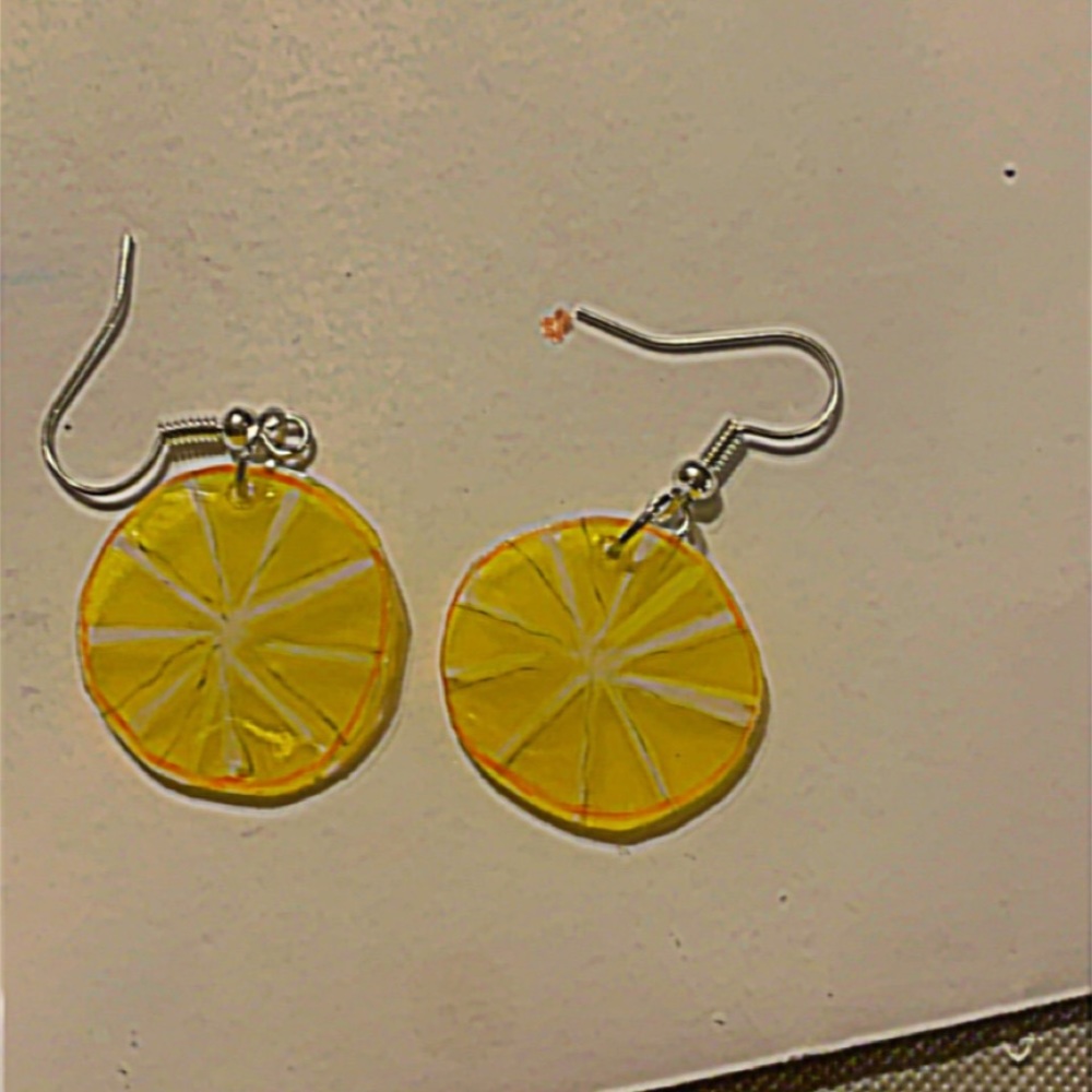 Lemon earrings - Picture 1 of 2